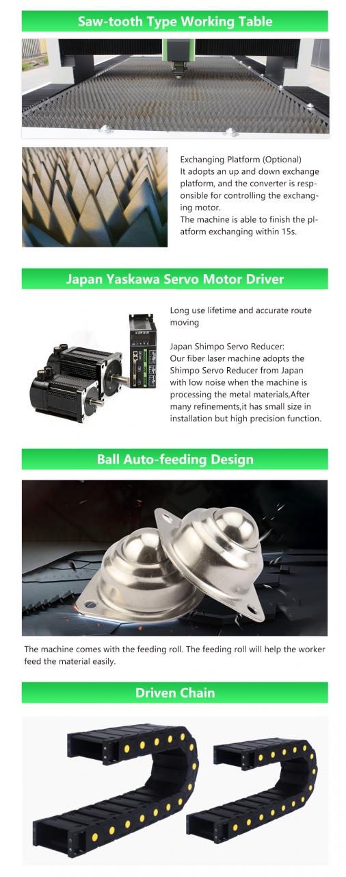 Carbon Iron Aluminum Metal Stainless Steel Cnc Fiber Laser Cutting Machine Μηχανή κοπής με λέιζερ με ίνες άνθρακα από ανοξείδωτο χάλυβα από ανοξείδωτο χάλυβα