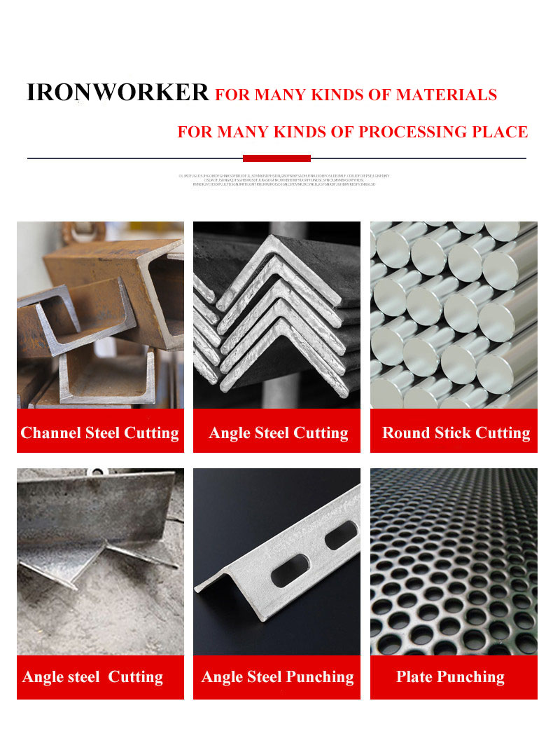 Hydraulic Ironworker 25 Ton Hand Tools Hydraulic Combined Punching And Cutting Machine Hydraulic Ironworker 25 Ton Hand Tools Hydraulic συνδυασμένο μηχάνημα διάτρησης και κοπής