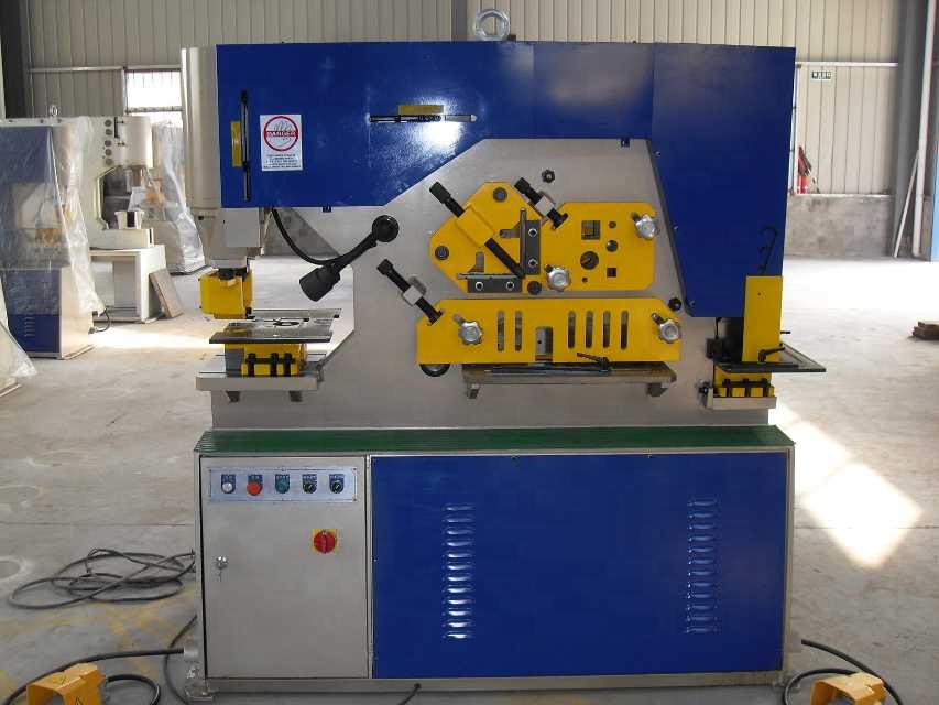 Q35y Series Multifunctional Hydraulic Iron Worker Combined Shearing And Punching Machine Συνδυασμένη μηχανή κοπής και διάτρησης της σειράς Q35y Hydraulic Iron Worker