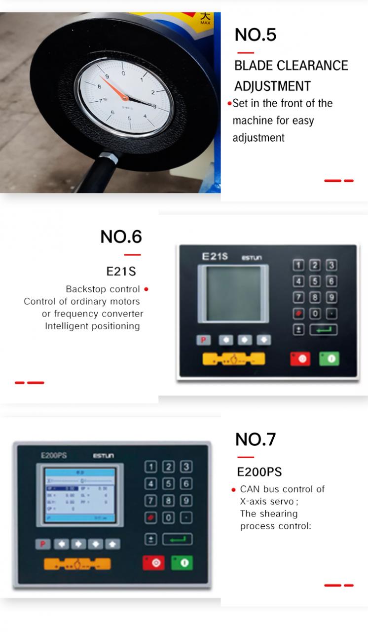 Shear Cutting Machine Guillotine Metal Hydraulic Shearing Machine Qc11Y/K Μηχανή κοπής διάτμησης Guillotine Metal Hydraulic Shearing Machine Qc11Y/K